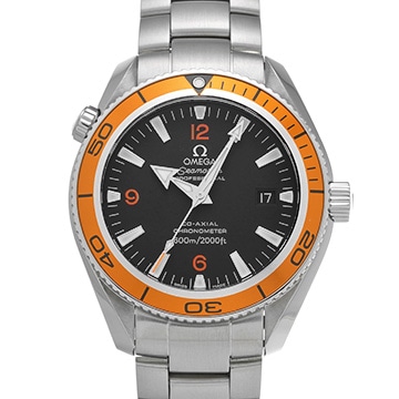 オメガ シーマスター プラネットオーシャン 600 コーアクシャル 2209.50 ブラック メンズ 時計 【中古】【wristwatch】