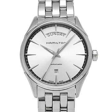 ハミルトン ジャズマスター デイデイト オート H42565151 シルバー メンズ 時計 【中古】【wristwatch】