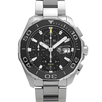 タグ ホイヤー アクアレーサー キャリバー16 クロノグラフ CAY211A.BA0927 ブラック メンズ 時計 【中古】【wristwatch】