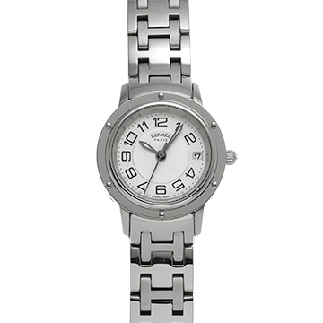 エルメス クリッパー CP1.210 シルバー レディース 時計 【中古】【wristwatch】