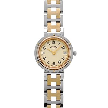 エルメス クリッパー シルバー レディース 時計 【中古】【wristwatch】