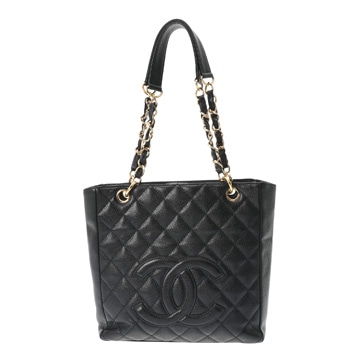 シャネル マトラッセ PST ブラック A50994 キャビアスキン レディース バッグ 【中古】【bag】