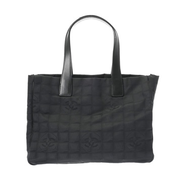 シャネル ニュートラベル トート MM ブラック A15991 ナイロン レディース バッグ 【中古】【bag】
