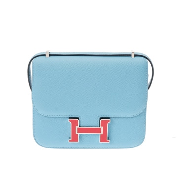 エルメス コンスタンス3 18 ブルーノール ヴォーエプソン レディース バッグ 【中古】【bag】