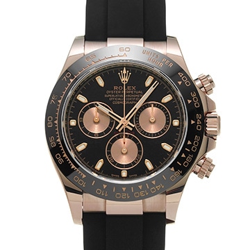ロレックス コスモグラフ デイトナ 116515LN ブラック/ピンク メンズ 時計 【中古】【wristwatch】