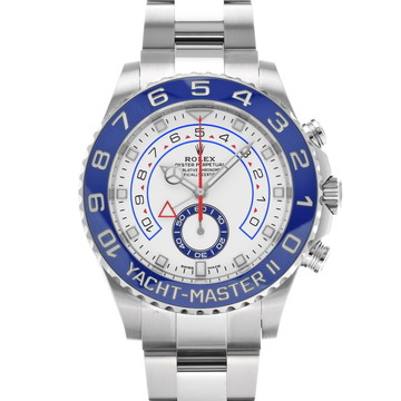 ロレックス ヨットマスターII 116680 ホワイト メンズ 時計 【中古】【wristwatch】