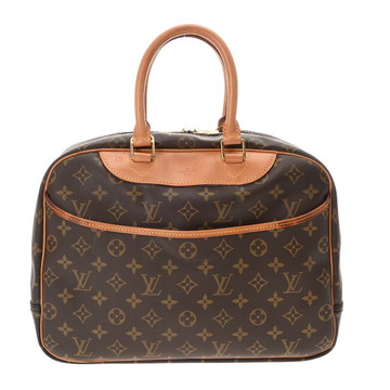 ルイ ヴィトン モノグラム ドーヴィル ブラウン M47270 モノグラムキャンバス レディース バッグ 【中古】【bag】