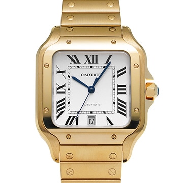 カルティエ サントス ドゥ カルティエ LM WGSA0029 シルバー メンズ 時計 【中古】【wristwatch】