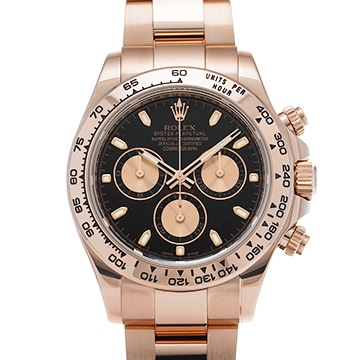 ロレックス コスモグラフ デイトナ 116505 ブラック/ピンク メンズ 時計 【中古】【wristwatch】