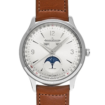 ジャガー ルクルト マスター コントロール カレンダー Q4148420 シルバーグレー メンズ 時計 【中古】【wristwatch】