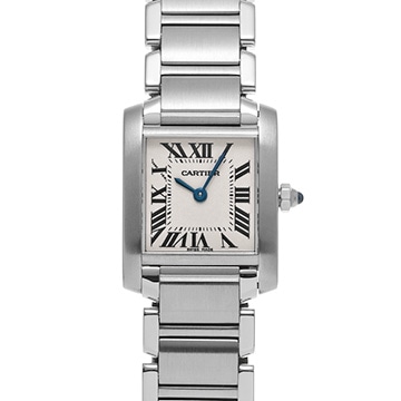 カルティエ タンクフランセーズ SM　 W51008Q3 シルバー レディース 時計 【中古】【wristwatch】