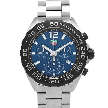 タグ ホイヤー フォーミュラ1 クロノグラフ CAZ101AV.BA0842 ブルー メンズ 時計 【中古】【wristwatch】