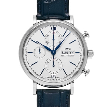 IWC ポートフィノ クロノグラフ IW391037 シルバー メンズ 時計 【中古】【wristwatch】