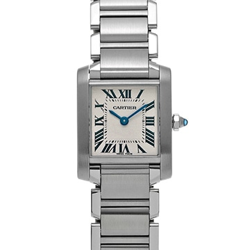カルティエ タンクフランセーズ SM　 W51008Q3 シルバー レディース 時計 【中古】【wristwatch】