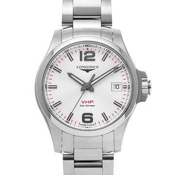 ロンジン コンクエスト V.H.P L3.716.4.76.6 シルバー メンズ 時計 【中古】【wristwatch】