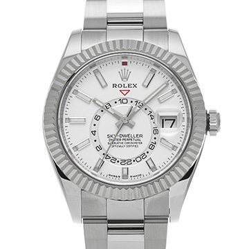 ロレックス スカイドゥエラー 336934 ホワイト メンズ 時計 【中古】【wristwatch】
