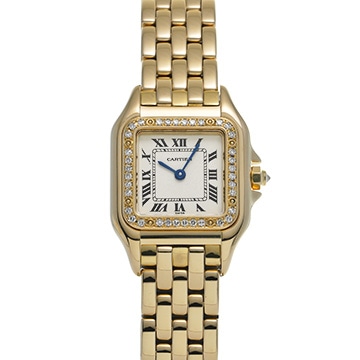 カルティエ パンテール ドゥ カルティエ SM WF3070B9 アイボリー レディース 時計 【中古】【wristwatch】