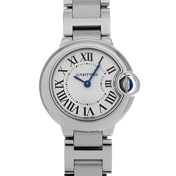 カルティエ バロンブルー  W69010Z4 シルバー メンズ 時計 【中古】【wristwatch】