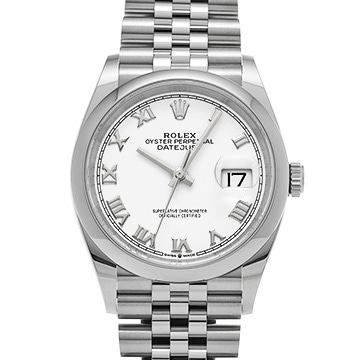 ロレックス デイトジャスト 36 126200 ホワイト メンズ 時計 【中古】【wristwatch】