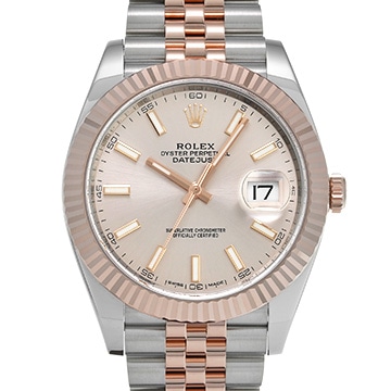 ロレックス デイトジャスト 41 126331G サンダスト/ダイヤモンド メンズ 時計 【中古】【wristwatch】
