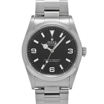 ロレックス エクスプローラー 14270 ブラック メンズ 時計 【中古】【wristwatch】