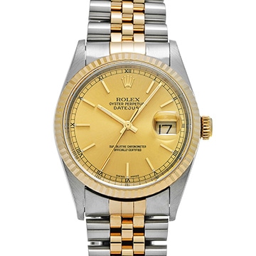 ロレックス デイトジャスト 16233 シャンパン メンズ 時計 【中古】【wristwatch】