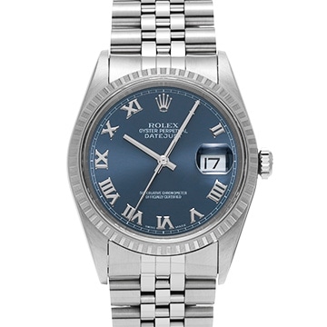 ロレックス デイトジャスト 16220 ブルー メンズ 時計 【中古】【wristwatch】