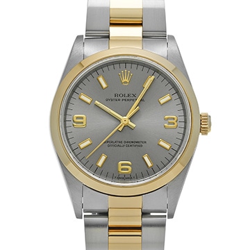 ロレックス オイスターパーペチュアル 14203 グレー メンズ 時計 【中古】【wristwatch】