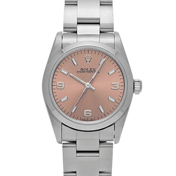 ロレックス オイスターパーペチュアル 77080 ピンク ユニセックス 時計 【中古】【wristwatch】