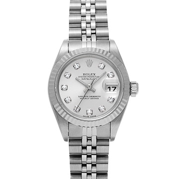 ロレックス デイトジャスト 79174G シルバー/ダイヤモンド レディース 時計 【中古】【wristwatch】