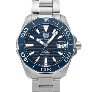 タグ ホイヤー アクアレーサー キャリバー5 WAY211C.BA0928 ブルー メンズ 時計 【中古】【wristwatch】