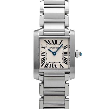 カルティエ タンクフランセーズ SM　 W51008Q3 シルバー レディース 時計 【中古】【wristwatch】