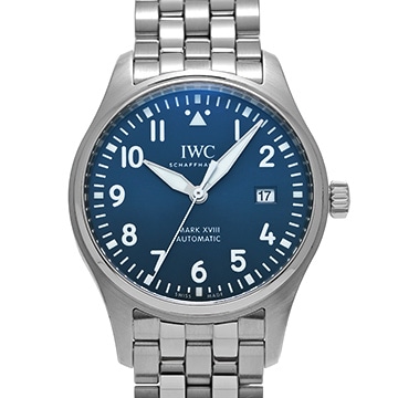 IWC パイロットウォッチ マーク XVIII プティ・プランス IW327016 ブルー メンズ 時計 【中古】【wristwatch】
