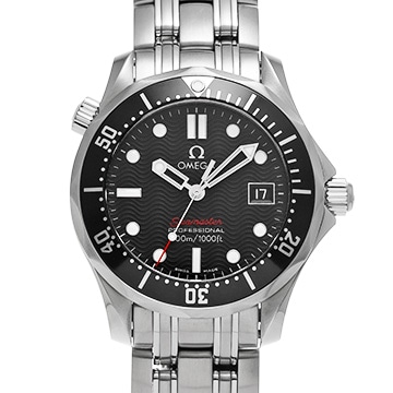 オメガ シーマスター ダイバー300 クォーツ 212.30.36.61.01.001 ブラック ユニセックス 時計 【中古】【wristwatch】