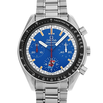 オメガ スピードマスター レーシング ミハエル・シューマッハ 3510.80 ブルー メンズ 時計 【中古】【wristwatch】