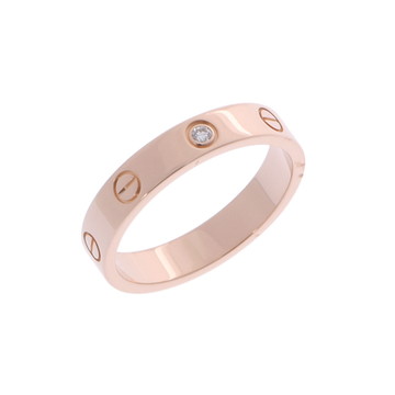カルティエ ミニラブリング #57 1PD ゴールド CRB4050757 K18ピンクゴールド PG レディース ジュエリー 【中古】【jewelry】