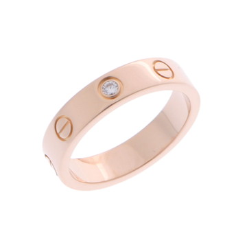 カルティエ ミニラブリング #49 1PD ゴールド B4050749 K18ピンクゴールド PG レディース ジュエリー 【中古】【jewelry】