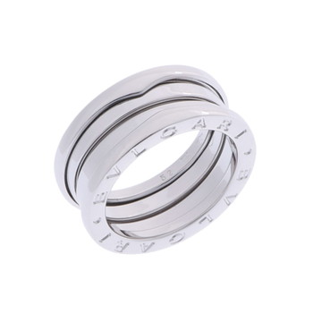 ブルガリ B.ZERO1リング #52 シルバー K18ホワイトゴールド WG レディース ジュエリー 【中古】【jewelry】