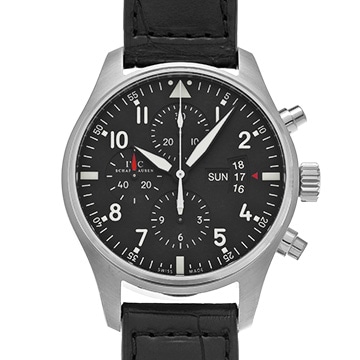 IWC パイロットウォッチ クロノグラフ IW377701 ブラック メンズ 時計 【中古】【wristwatch】