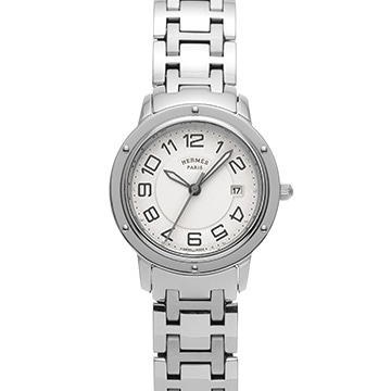 エルメス クリッパー CP1.310 シルバー レディース 時計 【中古】【wristwatch】