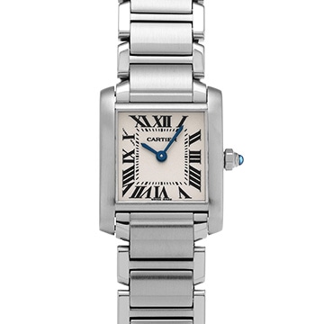 カルティエ タンクフランセーズ SM　 W51008Q3 シルバー レディース 時計 【中古】【wristwatch】