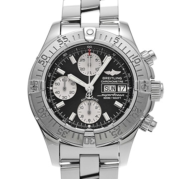 ブライトリング クロノ スーパーオーシャン A111B83PRS ブラック/シルバー メンズ 時計 【中古】【wristwatch】
