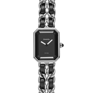シャネル プルミエール L H0451 ブラック レディース 時計 【中古】【wristwatch】