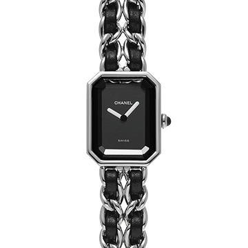 シャネル プルミエール L H0451 ブラック レディース 時計 【中古】【wristwatch】
