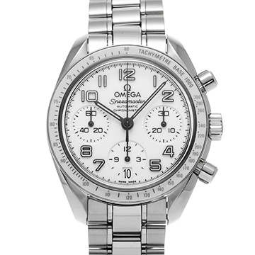オメガ スピードマスター デイト 324.30.38.40.04.001 ホワイト メンズ 時計 【中古】【wristwatch】