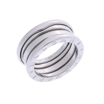 ブルガリ B.ZERO1リング #51 シルバー K18ホワイトゴールド WG レディース ジュエリー 【中古】【jewelry】