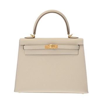 エルメス ケリー 25 外縫い 2WAY クレ ヴォーエプソン レディース バッグ 【未使用】【bag】