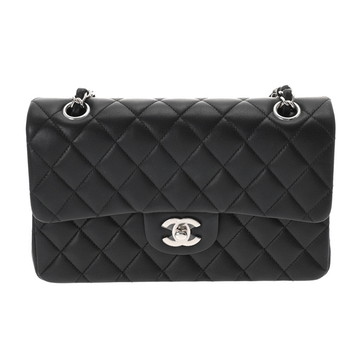 シャネル マトラッセ クラシック スモール ハンドバッグ 23cm ブラック A01113 ラムスキン レディース バッグ 【中古】【bag】