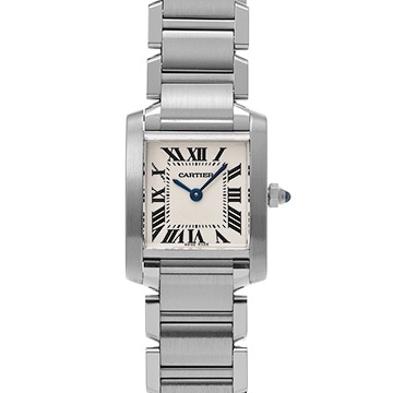 カルティエ タンクフランセーズ SM　 W51008Q3 シルバー レディース 時計 【中古】【wristwatch】
