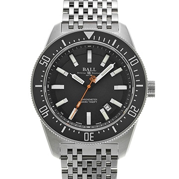 ボールウォッチ エンジニアマスターII スキンダイバーII DM3108A-S1CJ-BK ブラック メンズ 時計 【中古】【wristwatch】